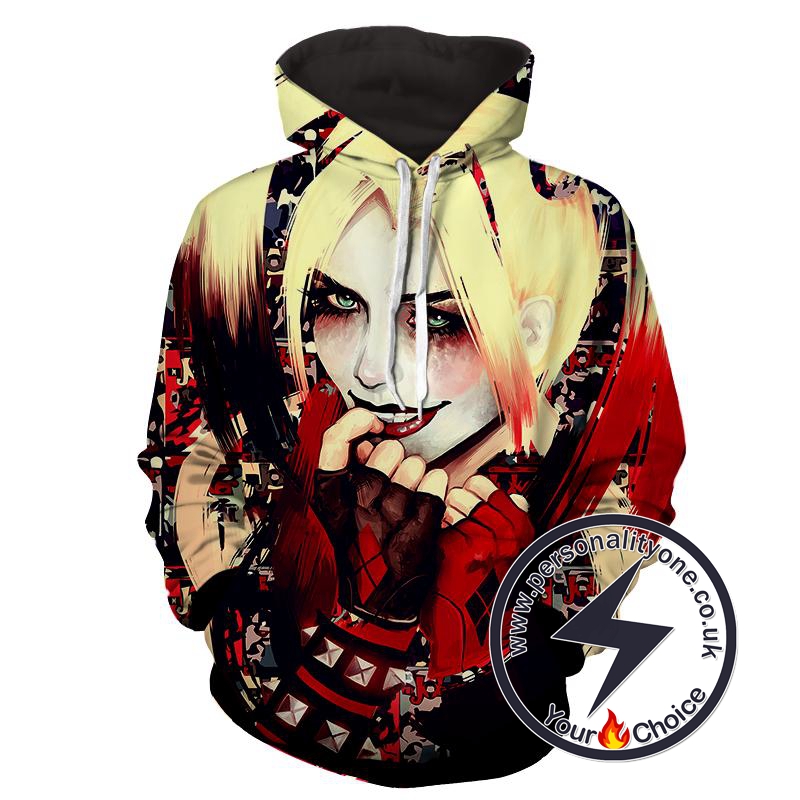 Harley Quinn - Harley Quinn 3D - Hoodies
